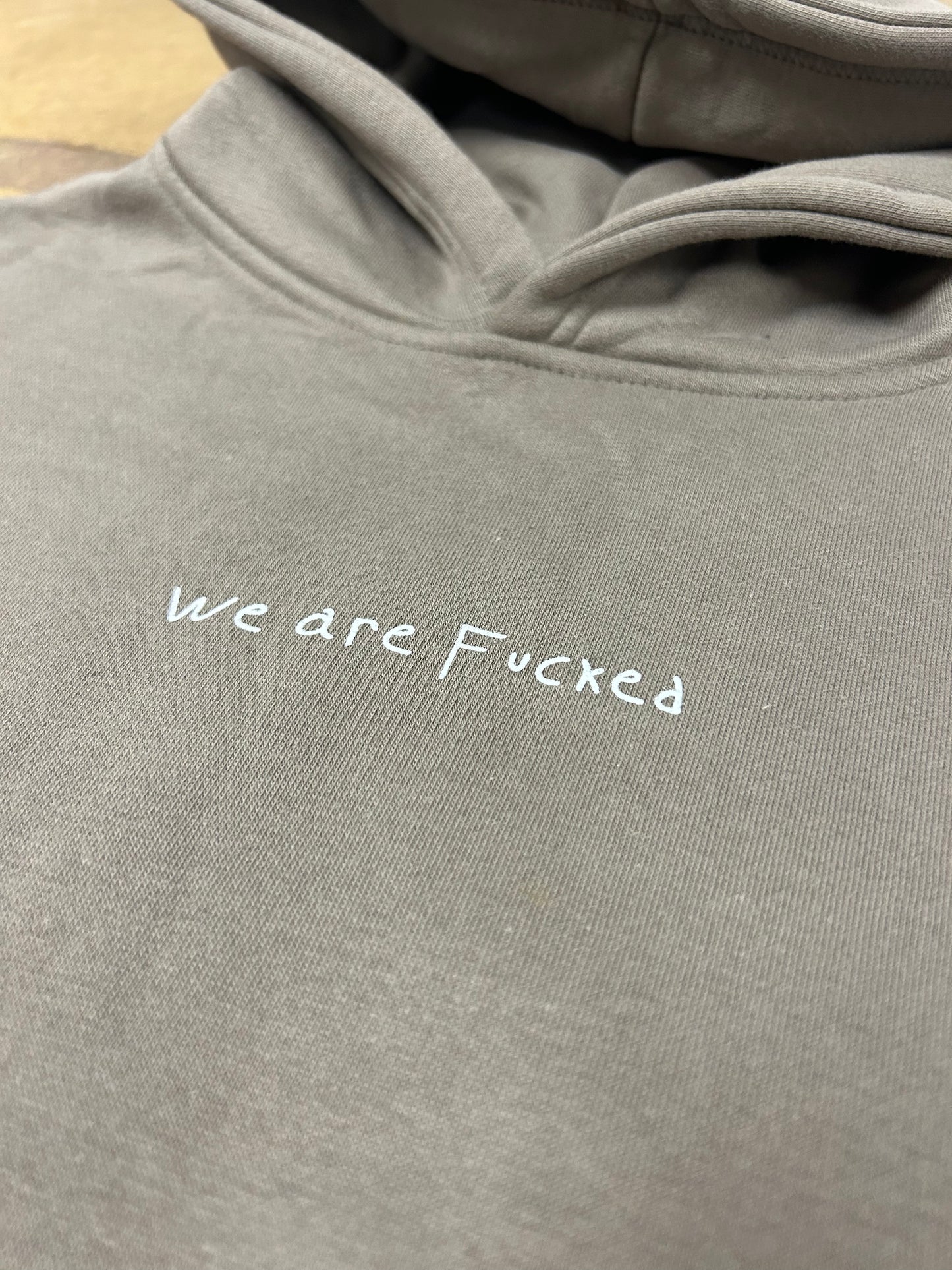 WE ARE FUCKED HOODIE